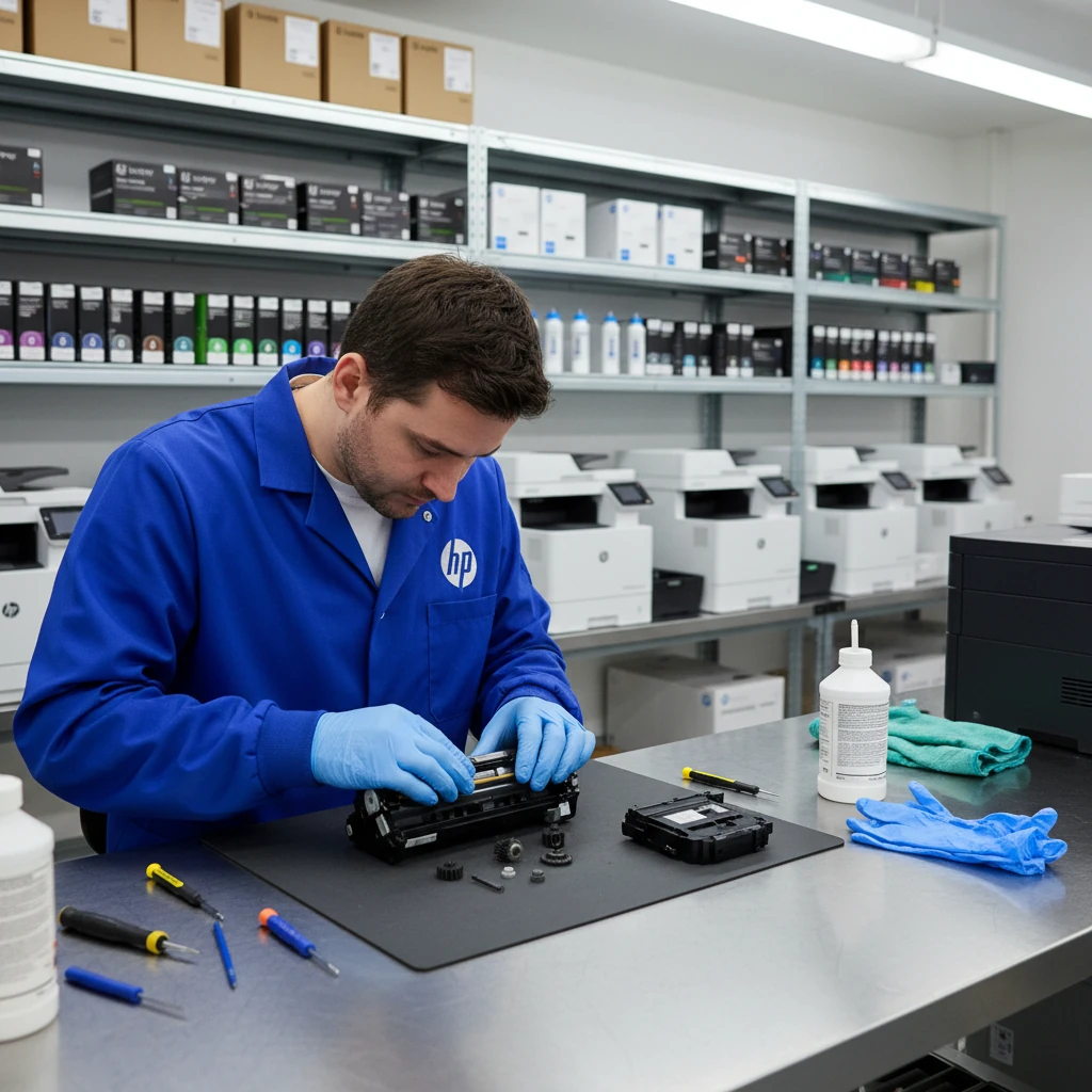 شارژ کارتریج پرینتر HP: راهنمای جامع ۱۴۰۴ | تالار پرینتر سه بعدی