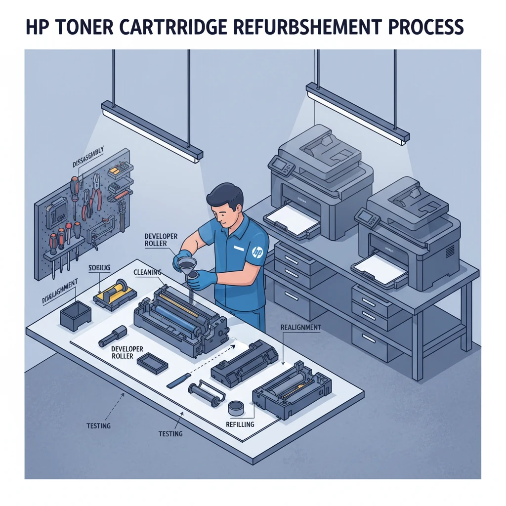 راهنمای کامل تعمیر کارتریج پرینتر HP