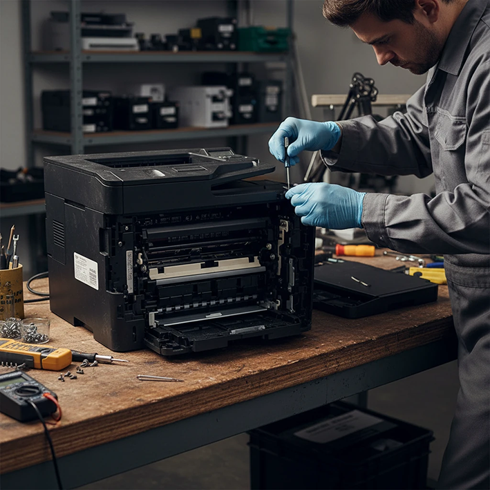 تعمیر پرینتر اچ پی HP LaserJet Pro 400 در محل: راه حل فوری تالار پرینتر سه بعدی