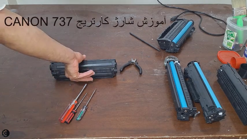 آموزش شارژ کارتریج کانن _ نحوه شارژ کارتریج پرینتر کانن (از مبتدی تا حرفه‌ای)