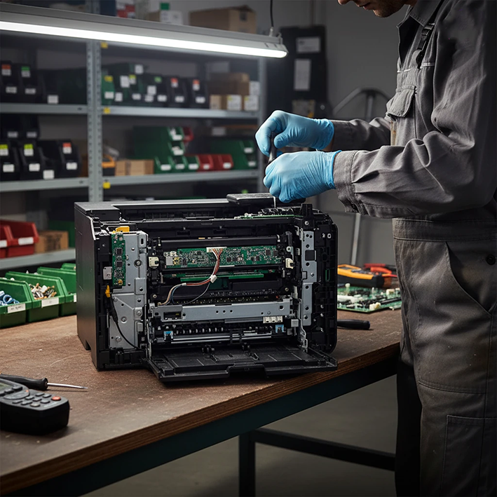 تعمیر پرینتر اچ پی HP LaserJet Pro 400 در محل