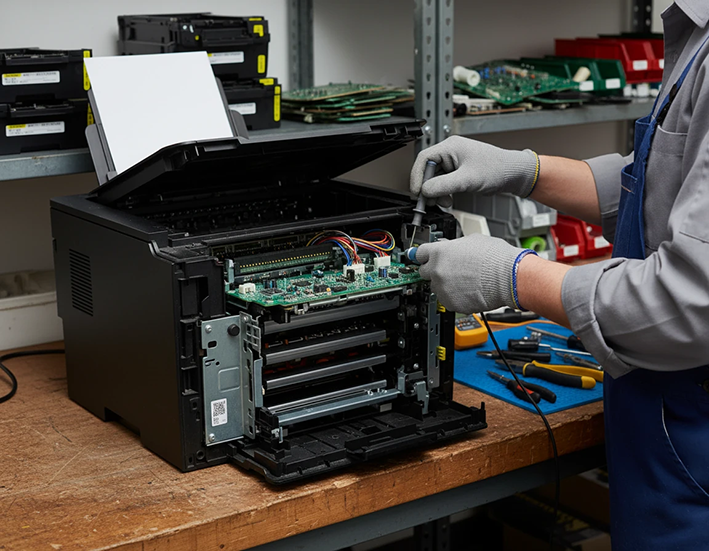 تعمیر پرینتر اچ پی HP LaserJet Pro 400 در محل