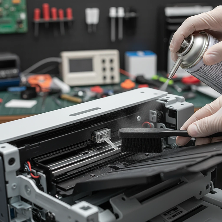 قدم چهارم: تمیز کردن سنسور کاغذ (برای کاربران حرفهایتر) قدم چهارم: تمیز کردن سنسور کاغذ (برای کاربران حرفهایتر)