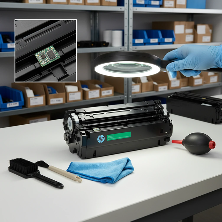 حذف چیپ کارتریج hp حذف چیپ کارتریج hp