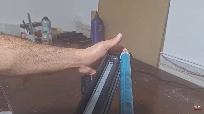 مرحله دوم: تمیزکاری مخزن ضایعات (بخش درام)